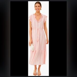 Tuckernuck Peachy Pampelonne Maxi Dress size Medium
